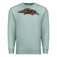 Seafoam Platypus Premium Sweatshirt - LillyAllenDesigns