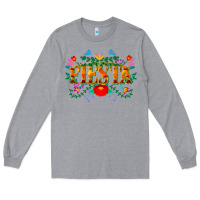 Heather Grey fiesta cinco de mayo Long Sleeve Tee - CowGirlArtShop