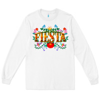 White fiesta cinco de mayo Long Sleeve Tee - CowGirlArtShop