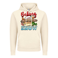 Vintage Artic Baking through the snow Vintage Hoodie - NancyCooperArtShop