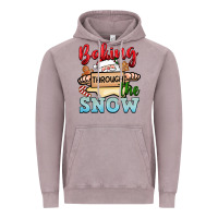 Vintage Zinc Baking through the snow Vintage Hoodie - NancyCooperArtShop