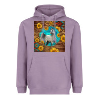 Lavender arabian horse Heavyweight Hoodie - LillyAllenDesigns