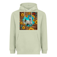 Matcha arabian horse Heavyweight Hoodie - LillyAllenDesigns