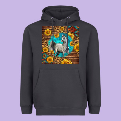 Arabian Horse Heavyweight Hoodie Designed By Lillyallendesigns