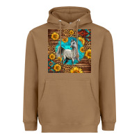 Toasted Coconut arabian horse Heavyweight Hoodie - LillyAllenDesigns