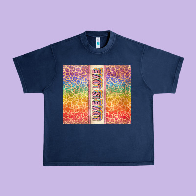 Love Is Love Pride Lgbtq+ Urban Heavy Tee Designed By Nancycooperartshop