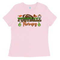 Bubblegum Pink football therapy Ladies Tee - BundleAndBundleShop