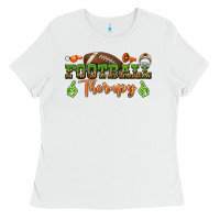 White football therapy Ladies Tee - BundleAndBundleShop