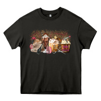 Asphalt Hair Dresser Coffee Cups Heavy Core Tee - MaliasSmallBusiness