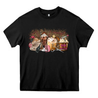 Black Hair Dresser Coffee Cups Heavy Core Tee - MaliasSmallBusiness