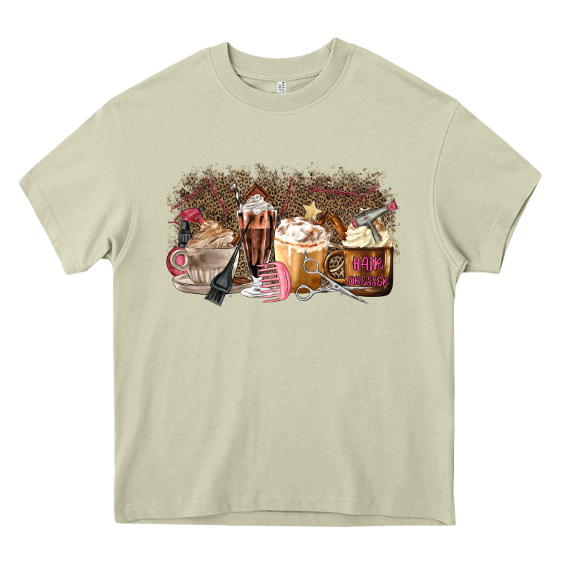 Hair Dresser Coffee Cups Heavy Core Tee by MaliasSmallBusiness | Teevron