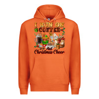 Carrot i run on coffee and christmas cheer Premium Hoodie - FaDigitalArtStudio