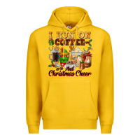Lemon i run on coffee and christmas cheer Premium Hoodie - FaDigitalArtStudio