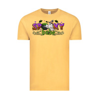 Vintage Mustard spooky babe halloween Vintage Tee - NancyCooperArtShop