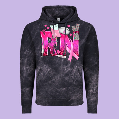 Breast Cancer Rn Registered Nurse Vintage Hoodie Designed By Texasbilliewilder