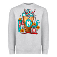Dentist Cold Drink Frappe Heavyweight Sweatshirt | Teevron