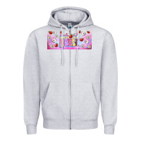 Heather Grey school nurse libbey glass Zipper Hoodie - BundleAndBundleShop