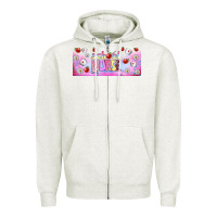 Oatmeal Heather school nurse libbey glass Zipper Hoodie - BundleAndBundleShop