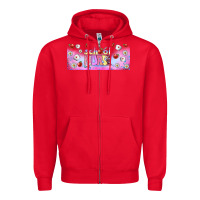 Red school nurse libbey glass Zipper Hoodie - BundleAndBundleShop