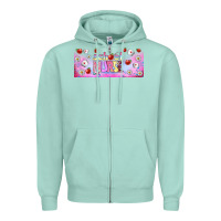 Seafoam school nurse libbey glass Zipper Hoodie - BundleAndBundleShop