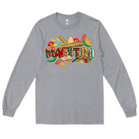 Heather Grey cinco de mayo maestra Long Sleeve Tee - CowGirlArtShop