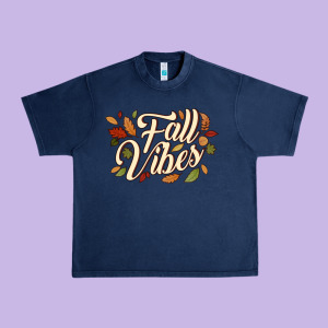 Fall Vibes Urban Heavy Tee Designed By Jahusdesignshop