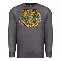 Charcoal Heather nurse Premium Sweatshirt - SublimationCraftShop