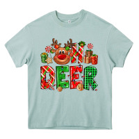 Arona Oh deer Reindeer Heavy Core Tee - NancyCooperArtShop