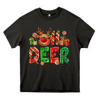 Asphalt Oh deer Reindeer Heavy Core Tee - NancyCooperArtShop