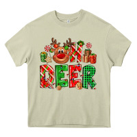 Mossy Oh deer Reindeer Heavy Core Tee - NancyCooperArtShop