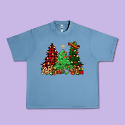 Mexican Christmas Trees Urban Heavy Tee Designed By Nancycooperartshop