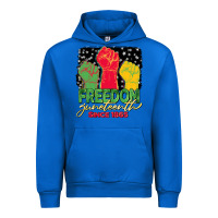 Cobalt freedom juneteenth since 1865 Urban Hoodie - BarkalooDesign