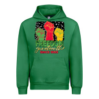 Emerald freedom juneteenth since 1865 Urban Hoodie - BarkalooDesign