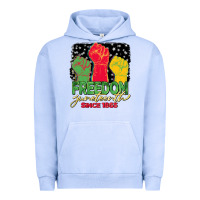 Pigment Grape Ice freedom juneteenth since 1865 Urban Hoodie - BarkalooDesign