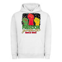 Pigment Lunar Rock freedom juneteenth since 1865 Urban Hoodie - BarkalooDesign