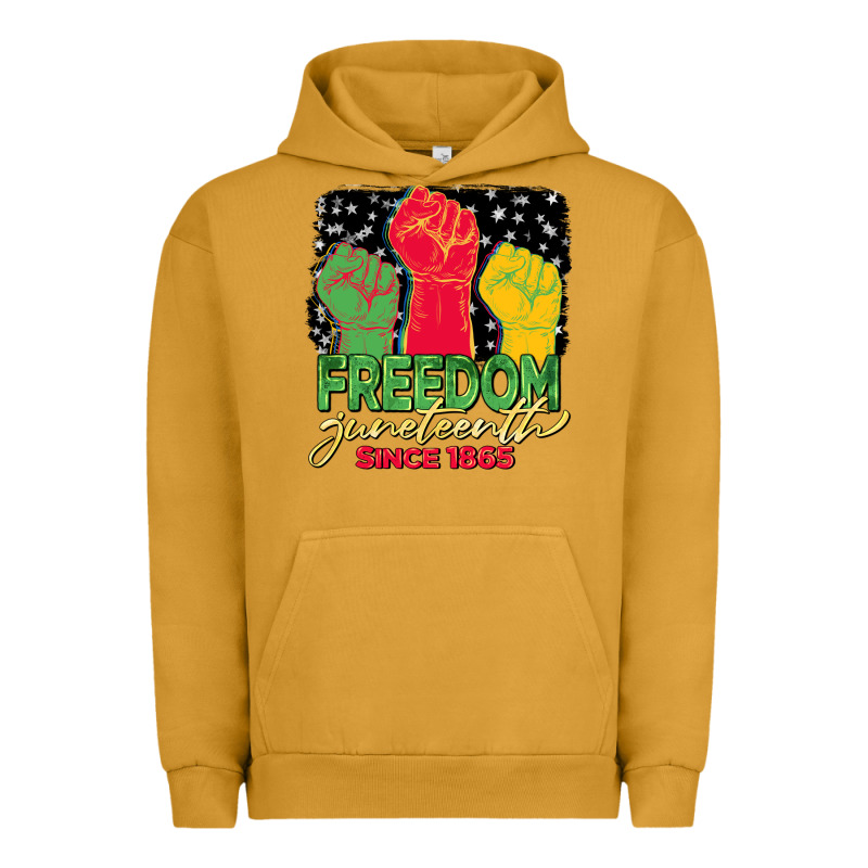 Freedom Juneteenth Since 1865 Urban Hoodie by BarkalooDesign | Teevron