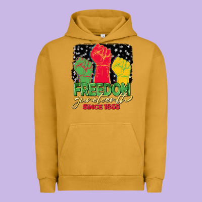 Freedom Juneteenth Since 1865 Urban Hoodie Designed By Barkaloodesign