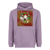 Lavender cute baby calf christmas Heavyweight Hoodie - LillyAllenDesigns