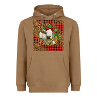 Toasted Coconut cute baby calf christmas Heavyweight Hoodie - LillyAllenDesigns