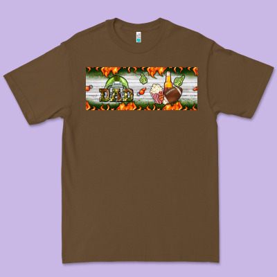 Football Dad Premium Tee Designed By Bundleandbundleshop