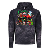 Cloud Black merry christmas monster truck Vintage Hoodie - texasbilliewilder