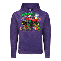 Cloud Purple merry christmas monster truck Vintage Hoodie - texasbilliewilder
