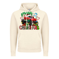 Vintage Artic merry christmas monster truck Vintage Hoodie - texasbilliewilder