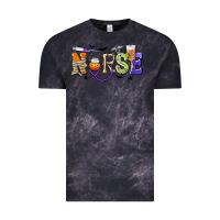 Cloud Black Halloween Nurse Vintage Tee - texasbilliewilder