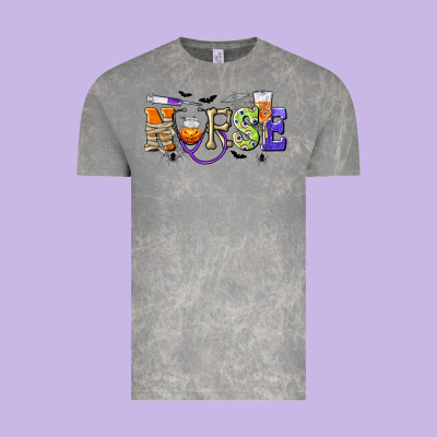 Halloween Nurse Vintage Tee Designed By Texasbilliewilder