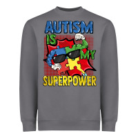Storm Autism is my superpower Autism Awareness Day Heavyweight Sweatshirt - FaDigitalArtStudio