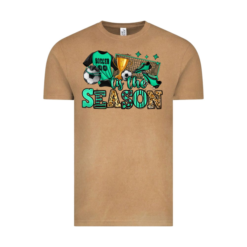 Tis The Season Soccer Vintage Tee by Jasminsmagicworld | Teevron