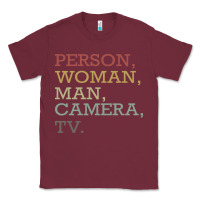 Burgundy Person Woman Man Camera Tv Classic Tee - Bettercallsaul