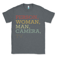 Charcoal Heather Person Woman Man Camera Tv Classic Tee - Bettercallsaul