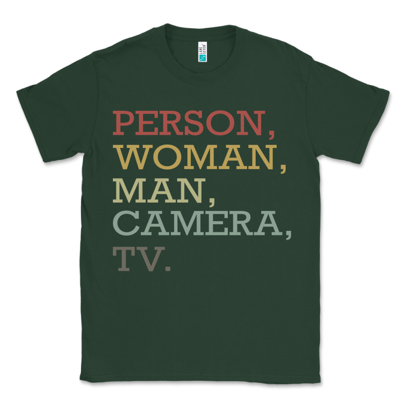 Person Woman Man Camera Tv Classic Tee by Bettercallsaul | Teevron